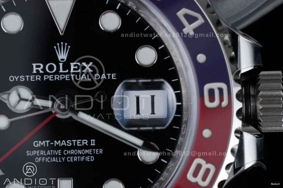 On Bezel Jubilee II 126710 Pepsi V3 Master SS 1:1 ARF Best (UV Bracelet New 904L GMT BLRO SH3285 Upgraded) Edition 0109